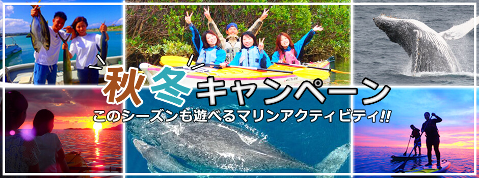 秋冬キャンペーン 恩納村発 北谷発 沖縄本島中部発 沖縄マリンスポーツ アクティビティ掲載数no 1 みーぐる